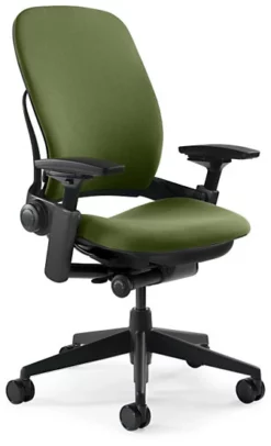 Leap Chair V2 In Olive Fabric By Steelcase - Madison Seating