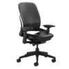 Leap Chair V2 In Black Leather By Steelcase - Madison Seating -furniture Shop Leap Chair V2 by Steelcase Leather Jet Black