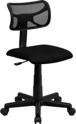Low Back Black Mesh Swivel Task Chair - By Flash Furniture - Madison Seating