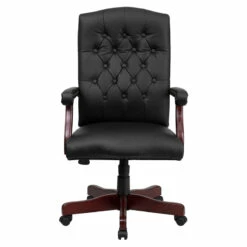 Martha Washington Black Leather Executive Swivel Chair With Arms - By Flash Furniture - Madison Seating 11 Martha Washington Black Leather Executive Swivel Chair With Arms - By Flash Furniture - Madison Seating -furniture Shop Martha Washington Black Leather Executive Swivel Chair with Arms by Flash Furniture 3