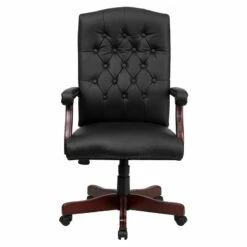 Martha Washington Black Leather Executive Swivel Chair With Arms - By Flash Furniture - Madison Seating 12 Martha Washington Black Leather Executive Swivel Chair With Arms - By Flash Furniture - Madison Seating -furniture Shop Martha Washington Black Leather Executive Swivel Chair with Arms by Flash Furniture 4