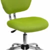 Mid-Back Apple Green Mesh Swivel Task Chair With Chrome Base - By Flash Furniture - Madison Seating -furniture Shop Mid Back Apple Green Mesh Swivel Task Chair with Chrome Base by Flash Furniture