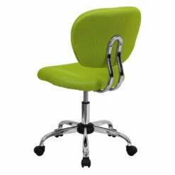Mid-Back Apple Green Mesh Swivel Task Chair With Chrome Base - By Flash Furniture - Madison Seating -furniture Shop Mid Back Apple Green Mesh Swivel Task Chair with Chrome Base by Flash Furniture 2