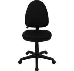 Mid-Back Black Fabric Multifunction Swivel Task Chair With Adjustable Lumbar Support - By Flash Furniture - Madison Seating -furniture Shop Mid Back Black Fabric Multifunction Swivel Task Chair with Adjustable Lumbar Support by Flash Furniture 5