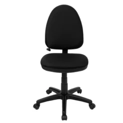 Mid-Back Black Fabric Multifunction Swivel Task Chair With Adjustable Lumbar Support - By Flash Furniture - Madison Seating -furniture Shop Mid Back Black Fabric Multifunction Swivel Task Chair with Adjustable Lumbar Support by Flash Furniture 6