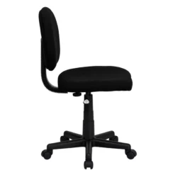 Mid-Back Black Fabric Swivel Task Chair - By Flash Furniture - Madison Seating 11 Mid-Back Black Fabric Swivel Task Chair - By Flash Furniture - Madison Seating -furniture Shop Mid Back Black Fabric Swivel Task Chair by Flash Furniture 2