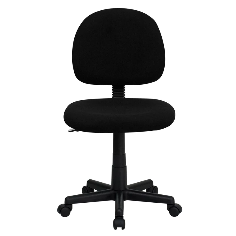 Mid-Back Black Fabric Swivel Task Chair - By Flash Furniture - Madison Seating 9 Mid-Back Black Fabric Swivel Task Chair - By Flash Furniture - Madison Seating - Image 7