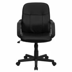 Mid-Back Black Glove Vinyl Executive Swivel Chair With Arms - By Flash Furniture - Madison Seating 13 Mid-Back Black Glove Vinyl Executive Swivel Chair With Arms - By Flash Furniture - Madison Seating -furniture Shop Mid Back Black Glove Vinyl Executive Swivel Chair with Arms by Flash Furniture 5