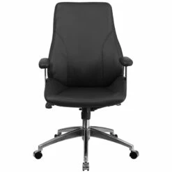 Mid-Back Black Leather Executive Swivel Chair With Arms - By Flash Furniture - Madison Seating 5 Mid-Back Black Leather Executive Swivel Chair With Arms - By Flash Furniture - Madison Seating -furniture Shop Mid Back Black Leather Executive Swivel Chair with Arms by Flash Furniture 1 1