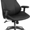 Mid-Back Black Leather Executive Swivel Chair With Arms - By Flash Furniture - Madison Seating 2 Mid-Back Black Leather Executive Swivel Chair With Arms - By Flash Furniture - Madison Seating -furniture Shop Mid Back Black Leather Executive Swivel Chair with Arms by Flash Furniture 7