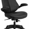Mid-Back Black Leather Executive Swivel Chair With Back Angle Adjustment And Flip-Up Arms - By Flash Furniture - Madison Seating 1 Mid-Back Black Leather Executive Swivel Chair With Back Angle Adjustment And Flip-Up Arms - By Flash Furniture - Madison Seating -furniture Shop Mid Back Black Leather Executive Swivel Chair with Back Angle Adjustment and Flip Up Arms by Flash Furniture