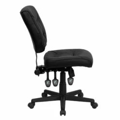 Mid-Back Black Leather Multifunction Swivel Task Chair - By Flash Furniture - Madison Seating 11 Mid-Back Black Leather Multifunction Swivel Task Chair - By Flash Furniture - Madison Seating -furniture Shop Mid Back Black Leather Multifunction Swivel Task Chair by Flash Furniture 2