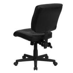 Mid-Back Black Leather Multifunction Swivel Task Chair - By Flash Furniture - Madison Seating 13 Mid-Back Black Leather Multifunction Swivel Task Chair - By Flash Furniture - Madison Seating -furniture Shop Mid Back Black Leather Multifunction Swivel Task Chair by Flash Furniture 4