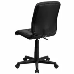Mid-Back Black Quilted Vinyl Swivel Task Chair - By Flash Furniture - Madison Seating -furniture Shop Mid Back Black Quilted Vinyl Swivel Task Chair by Flash Furniture 2