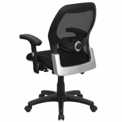 Mid-Back Black Super Mesh Executive Swivel Chair With Adjustable Arms - By Flash Furniture - Madison Seating 11 Mid-Back Black Super Mesh Executive Swivel Chair With Adjustable Arms - By Flash Furniture - Madison Seating -furniture Shop Mid Back Black Super Mesh Executive Swivel Chair with Adjustable Arms by Flash Furniture 2