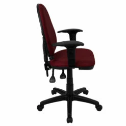 Mid-Back Burgundy Fabric Multifunction Swivel Task Chair With Adjustable Lumbar Support And Adjustable Arms - By Flash Furniture - Madison Seating 11 Mid-Back Burgundy Fabric Multifunction Swivel Task Chair With Adjustable Lumbar Support And Adjustable Arms - By Flash Furniture - Madison Seating -furniture Shop Mid Back Burgundy Fabric Multifunction Swivel Task Chair with Adjustable Lumbar Support and Adjustable Arms by Flash Furniture 2