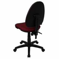 Mid-Back Burgundy Fabric Multifunction Swivel Task Chair With Adjustable Lumbar Support - By Flash Furniture - Madison Seating -furniture Shop Mid Back Burgundy Fabric Multifunction Swivel Task Chair with Adjustable Lumbar Support by Flash Furniture 3