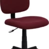 Mid-Back Burgundy Fabric Swivel Task Chair - By Flash Furniture - Madison Seating