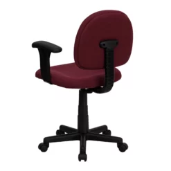 Mid-Back Burgundy Fabric Swivel Task Chair With Adjustable Arms - By Flash Furniture - Madison Seating 13 Mid-Back Burgundy Fabric Swivel Task Chair With Adjustable Arms - By Flash Furniture - Madison Seating -furniture Shop Mid Back Burgundy Fabric Swivel Task Chair with Adjustable Arms by Flash Furniture 4