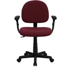 Mid-Back Burgundy Fabric Swivel Task Chair With Adjustable Arms - By Flash Furniture - Madison Seating 15 Mid-Back Burgundy Fabric Swivel Task Chair With Adjustable Arms - By Flash Furniture - Madison Seating -furniture Shop Mid Back Burgundy Fabric Swivel Task Chair with Adjustable Arms by Flash Furniture 6