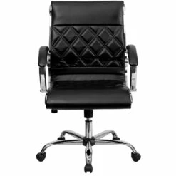 Mid-Back Designer Black Leather Executive Swivel Chair With Chrome Base And Arms - By Flash Furniture - Madison Seating 15 Mid-Back Designer Black Leather Executive Swivel Chair With Chrome Base And Arms - By Flash Furniture - Madison Seating -furniture Shop Mid Back Designer Black Leather Executive Swivel Chair with Chrome Base and Arms by Flash Furniture 6