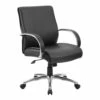 Mid Back Executive Chair With Aluminum Arms And Chair Base - Without Knee Tilt By Boss Office Products - Madison Seating 2 Mid Back Executive Chair With Aluminum Arms And Chair Base - Without Knee Tilt By Boss Office Products - Madison Seating -furniture Shop Mid Back Executive Chair with Aluminum Arms and Chair Base Without Knee Tilt by Boss Office Products