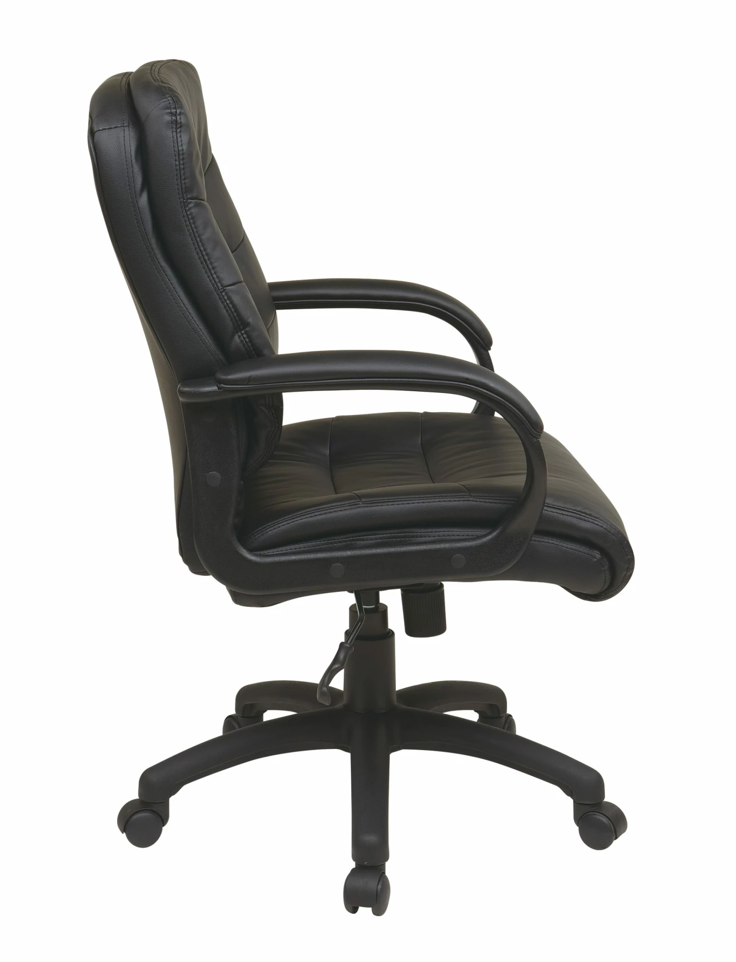 Mid Back Faux Leather Executive Chair By Work Smart - Office Star - Madison Seating 5 Mid Back Faux Leather Executive Chair By Work Smart - Office Star - Madison Seating - Image 3