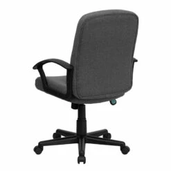 Mid-Back Gray Fabric Executive Swivel Chair With Nylon Arms - By Flash Furniture - Madison Seating -furniture Shop Mid Back Gray Fabric Executive Swivel Chair with Nylon Arms by Flash Furniture 4