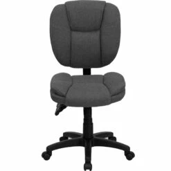 Mid-Back Gray Fabric Multifunction Ergonomic Swivel Task Chair - By Flash Furniture - Madison Seating -furniture Shop Mid Back Gray Fabric Multifunction Ergonomic Swivel Task Chair by Flash Furniture 6