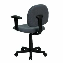 Mid-Back Gray Fabric Swivel Task Chair With Adjustable Arms - By Flash Furniture - Madison Seating 12 Mid-Back Gray Fabric Swivel Task Chair With Adjustable Arms - By Flash Furniture - Madison Seating -furniture Shop Mid Back Gray Fabric Swivel Task Chair with Adjustable Arms by Flash Furniture 3