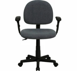 Mid-Back Gray Fabric Swivel Task Chair With Adjustable Arms - By Flash Furniture - Madison Seating 15 Mid-Back Gray Fabric Swivel Task Chair With Adjustable Arms - By Flash Furniture - Madison Seating -furniture Shop Mid Back Gray Fabric Swivel Task Chair with Adjustable Arms by Flash Furniture 6