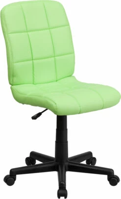 Mid-Back Green Quilted Vinyl Swivel Task Chair - By Flash Furniture - Madison Seating