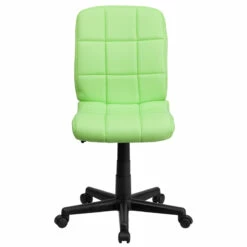 Mid-Back Green Quilted Vinyl Swivel Task Chair - By Flash Furniture - Madison Seating -furniture Shop Mid Back Green Quilted Vinyl Swivel Task Chair by Flash Furniture 3