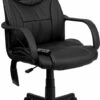Mid-Back Massaging Black Leather Executive Swivel Chair With Arms - By Flash Furniture - Madison Seating 2 Mid-Back Massaging Black Leather Executive Swivel Chair With Arms - By Flash Furniture - Madison Seating -furniture Shop Mid Back Massaging Black Leather Executive Swivel Chair with Arms by Flash Furniture
