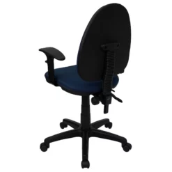 Mid-Back Navy Blue Fabric Multifunction Swivel Task Chair With Adjustable Lumbar Support And Adjustable Arms - By Flash Furniture - Madison Seating 12 Mid-Back Navy Blue Fabric Multifunction Swivel Task Chair With Adjustable Lumbar Support And Adjustable Arms - By Flash Furniture - Madison Seating -furniture Shop Mid Back Navy Blue Fabric Multifunction Swivel Task Chair with Adjustable Lumbar Support and Adjustable Arms by Flash Furniture 3