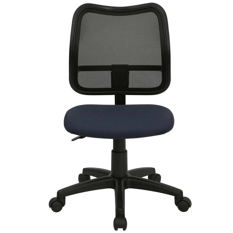 Mid-Back Navy Blue Mesh Swivel Task Chair - By Flash Furniture - Madison Seating 8 Mid-Back Navy Blue Mesh Swivel Task Chair - By Flash Furniture - Madison Seating - Image 6