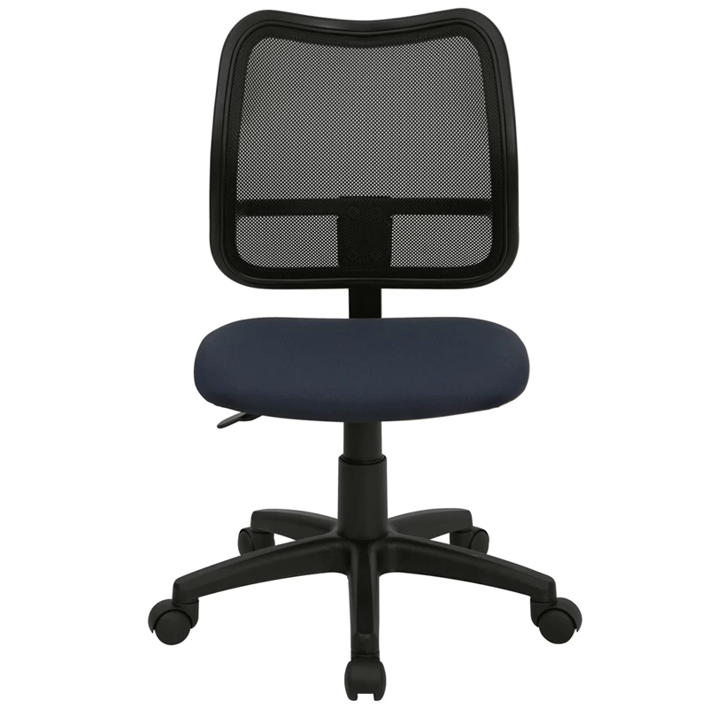 Mid-Back Navy Blue Mesh Swivel Task Chair - By Flash Furniture - Madison Seating 9 Mid-Back Navy Blue Mesh Swivel Task Chair - By Flash Furniture - Madison Seating - Image 7