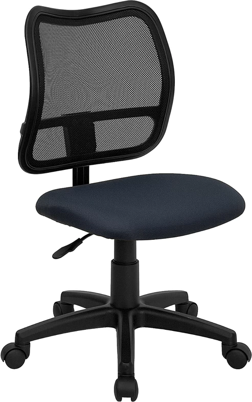 Mid-Back Navy Blue Mesh Swivel Task Chair - By Flash Furniture - Madison Seating 3 Mid-Back Navy Blue Mesh Swivel Task Chair - By Flash Furniture - Madison Seating