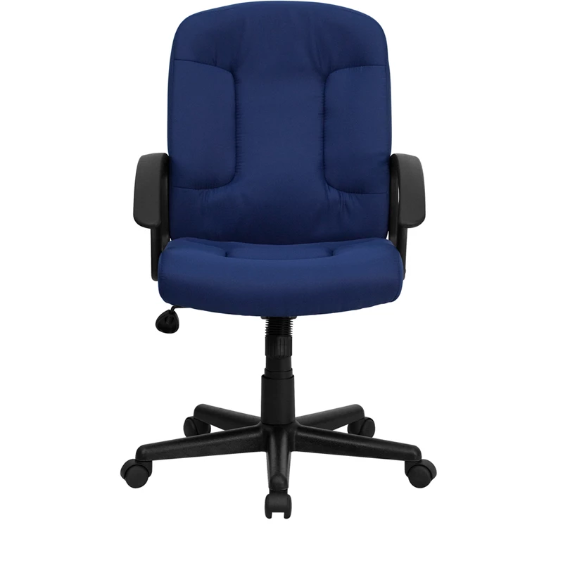 Mid-Back Navy Fabric Executive Swivel Chair With Nylon Arms - By Flash Furniture - Madison Seating 9 Mid-Back Navy Fabric Executive Swivel Chair With Nylon Arms - By Flash Furniture - Madison Seating - Image 7