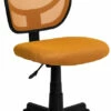 Mid-Back Orange Mesh Swivel Task Chair - By Flash Furniture - Madison Seating -furniture Shop Mid Back Orange Mesh Swivel Task Chair by Flash Furniture