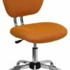 Mid-Back Orange Mesh Swivel Task Chair With Chrome Base - By Flash Furniture - Madison Seating 1 Mid-Back Orange Mesh Swivel Task Chair With Chrome Base - By Flash Furniture - Madison Seating -furniture Shop Mid Back Orange Mesh Swivel Task Chair with Chrome Base by Flash Furniture
