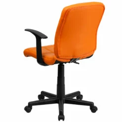 Mid-Back Orange Quilted Vinyl Swivel Task Chair With Arms - By Flash Furniture - Madison Seating 8 Mid-Back Orange Quilted Vinyl Swivel Task Chair With Arms - By Flash Furniture - Madison Seating -furniture Shop Mid Back Orange Quilted Vinyl Swivel Task Chair with Arms by Flash Furniture 2