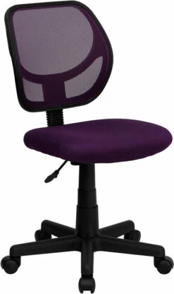 Mid-Back Purple Mesh Swivel Task Chair - By Flash Furniture - Madison Seating