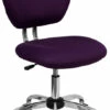 Mid-Back Purple Mesh Swivel Task Chair With Chrome Base - By Flash Furniture - Madison Seating -furniture Shop Mid Back Purple Mesh Swivel Task Chair with Chrome Base by Flash Furniture