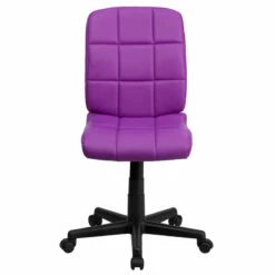 Mid-Back Purple Quilted Vinyl Swivel Task Chair - By Flash Furniture - Madison Seating 9 Mid-Back Purple Quilted Vinyl Swivel Task Chair - By Flash Furniture - Madison Seating -furniture Shop Mid Back Purple Quilted Vinyl Swivel Task Chair by Flash Furniture 3