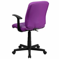 Mid-Back Purple Quilted Vinyl Swivel Task Chair With Arms - By Flash Furniture - Madison Seating 8 Mid-Back Purple Quilted Vinyl Swivel Task Chair With Arms - By Flash Furniture - Madison Seating -furniture Shop Mid Back Purple Quilted Vinyl Swivel Task Chair with Arms by Flash Furniture 2