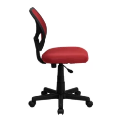 Mid-Back Red Mesh Swivel Task Chair - By Flash Furniture - Madison Seating -furniture Shop Mid Back Red Mesh Swivel Task Chair by Flash Furniture 2