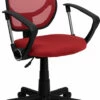 Mid-Back Red Mesh Swivel Task Chair With Arms - By Flash Furniture - Madison Seating 2 Mid-Back Red Mesh Swivel Task Chair With Arms - By Flash Furniture - Madison Seating -furniture Shop Mid Back Red Mesh Swivel Task Chair with Arms by Flash Furniture