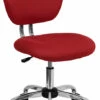 Mid-Back Red Mesh Swivel Task Chair With Chrome Base - By Flash Furniture - Madison Seating -furniture Shop Mid Back Red Mesh Swivel Task Chair with Chrome Base by Flash Furniture