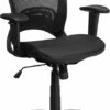 Mid-Back Transparent Black Mesh Executive Swivel Chair With Adjustable Arms - By Flash Furniture - Madison Seating 1 Mid-Back Transparent Black Mesh Executive Swivel Chair With Adjustable Arms - By Flash Furniture - Madison Seating -furniture Shop Mid Back Transparent Black Mesh Executive Swivel Chair with Adjustable Arms by Flash Furniture